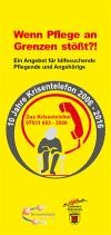 Titelseite des Flyers Krisentelefon