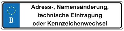 Merkblätter Adress-, Namensänderung Merkblätter Adress-, Namensänderung