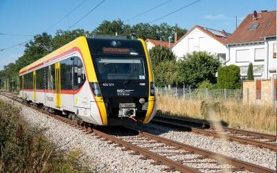 Nexio-Zug auf der Strecke