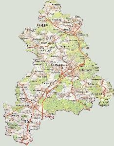 Karte des Landkreises