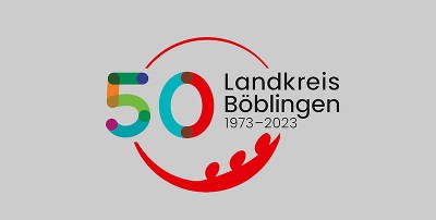 Logo 50 Jahre Landkreis Böblingen