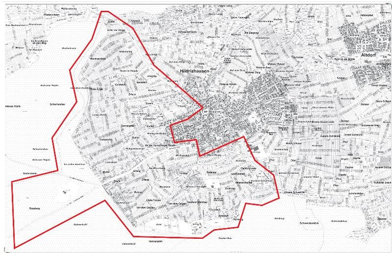 Karte zur öffentliche Bekanntgabe
