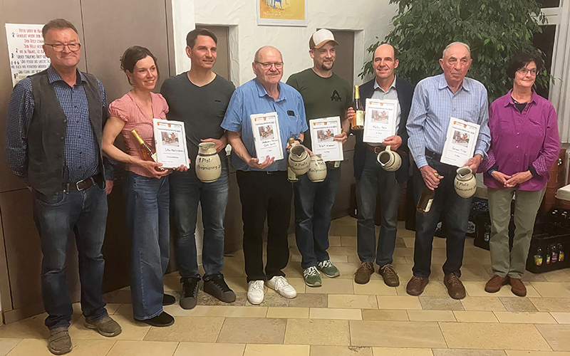 Bild von der Mostprämierung Bild von der Mostprämierung