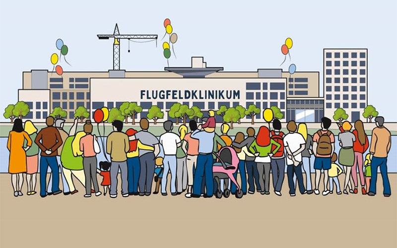 Grafik Flugfeldklinikum