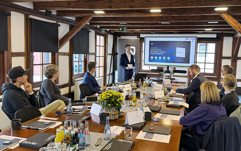 Präsentation der neuen Homepage