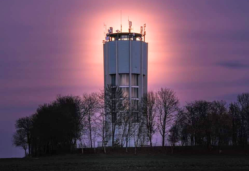 Wasserturm mit Licht Wasserturm mit Licht