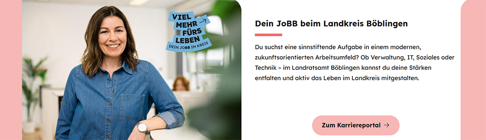 Screenshot Link Jobs im Kreis