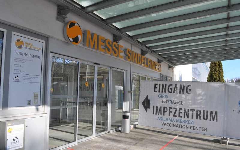 Eingang zur Messe Sindelfingen Eingang zur Messe Sindelfingen