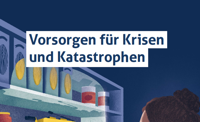 Titelseite Broschüre Vorsorgen für Krisen und Katastrophen