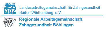 Landesarbeitsgemeinschaft für Zahngesundheit Baden-Württemberg e.V. und Regionale Arbeitsgemeinschaft Zahngesundheit Böblingen LAGZ und RAGZ Logo