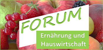 Flyer des Forum Ernährung und Hauswirtschaft