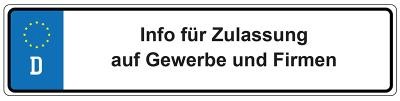 Merkblätter Zulassung Gewerbe