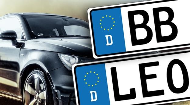 Autokennzeichen BB und LEO