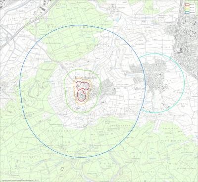 Übersicht Befallszonen September 2017