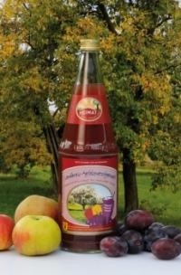 Flasche Apfelzwetschgensaft