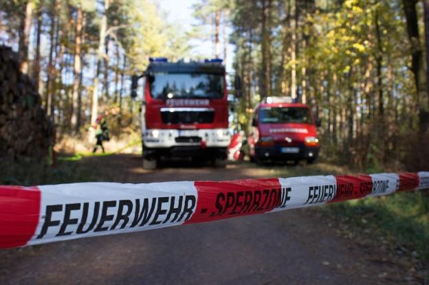 Absperrung der Feuerwehr