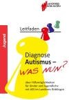 Titelseite der Broschüre Leitfaden Diagnose Autismus