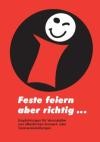 Titelseite Flyer Feste feiern aber richtig