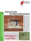 Titelseite der Broschüre Artenschutz bei Baumaßnahmen