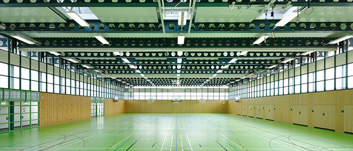 Bild der Sporthalle