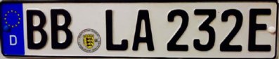 Kennzeichen für E-Fahrzeuge Kennzeichen für E-Fahrzeuge