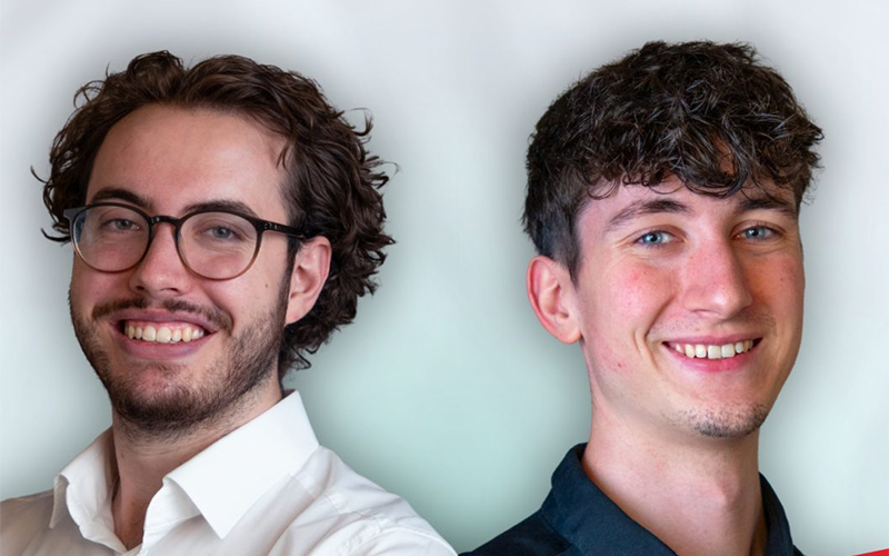 Nils-Jonah Eisenhardt und Robin Stegner von Community Connect GbR aus Aidlingen